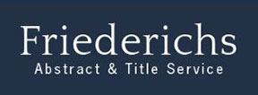 Friederichs Abstract & Title Service Real Estate Chilton Wisconsin