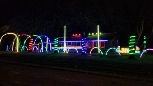 Christmas Lights on Fox Street Chilton Wisconsin