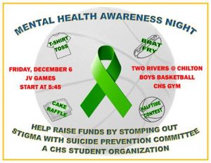 Mental Health Awareness Night presented by the Chilton High School Suicide Prevention Committee