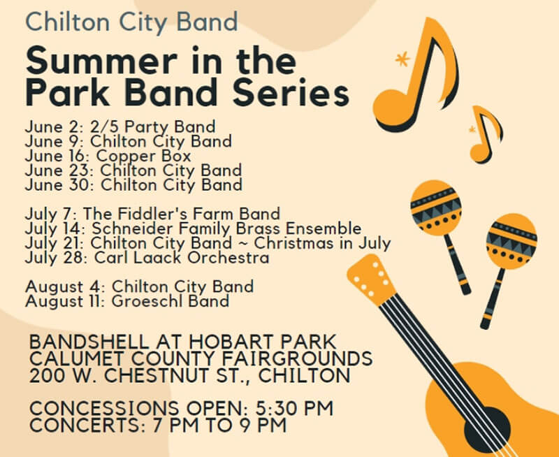 2022 Chilton City Band Concerts in the Park Series