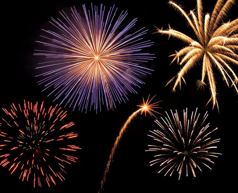 Free Community Fireworks Chilton Summer Festival Sponsored by Baus Family Dental